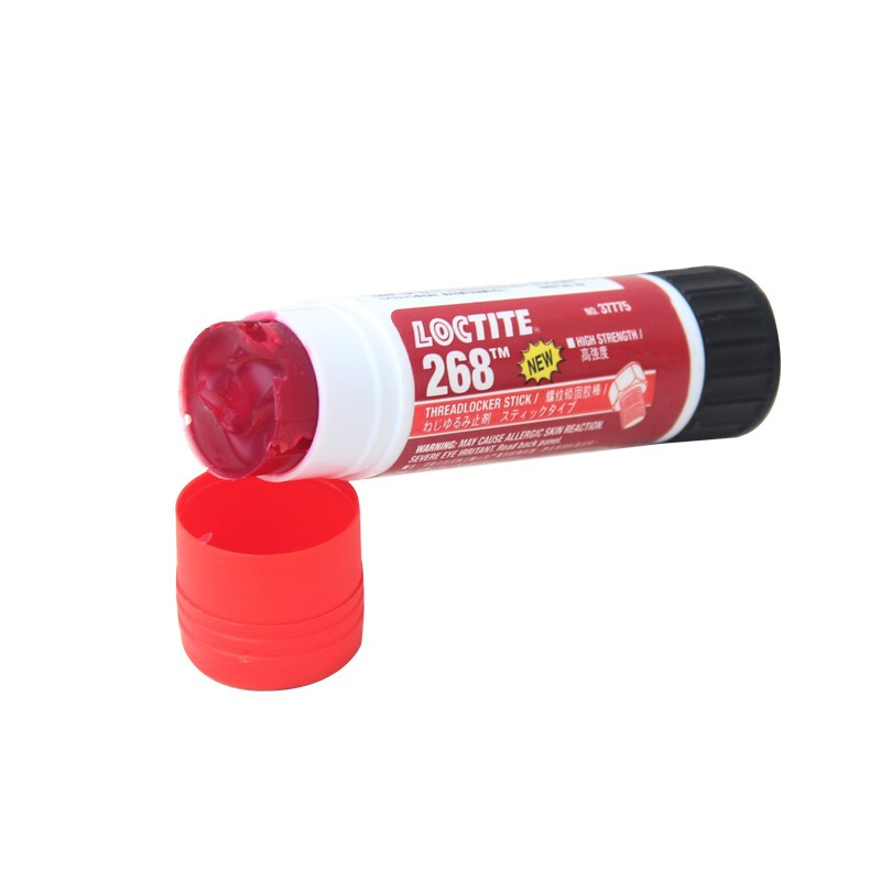 乐泰LOCTITE 268 高强度胶棒型螺纹锁固剂 耐高温红色厌氧胶