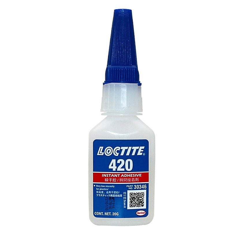 通用型瞬干胶 LOCTITE 420汉高乐泰 无溶剂透明无色