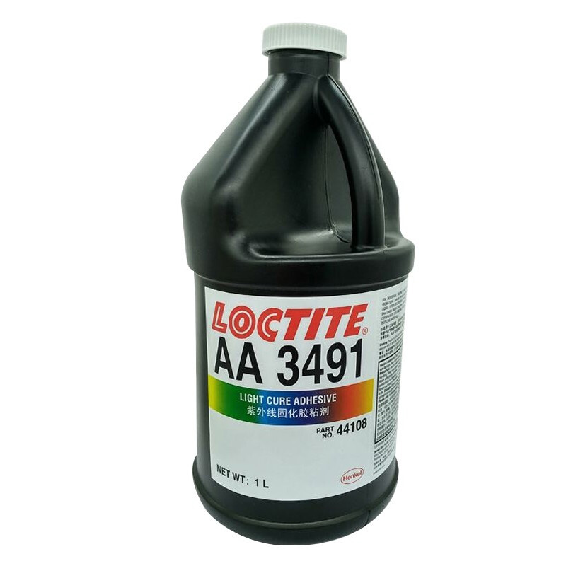 汉高乐泰UV胶粘剂 LOCTITE AA 3491 紫外光固化胶 低黄化高透明