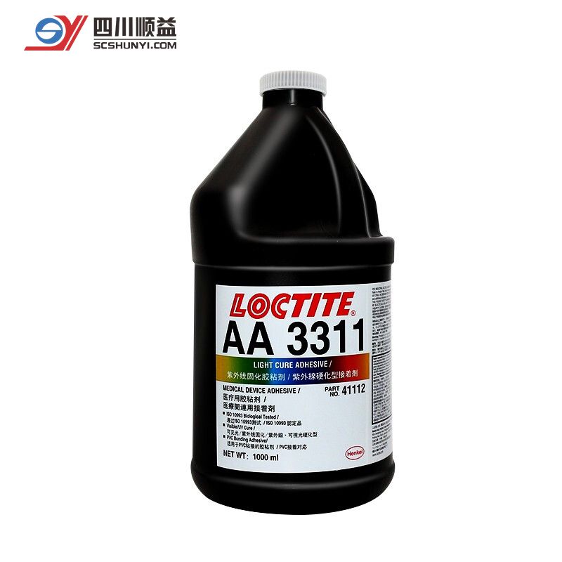 UV胶 LOCTITE AA 3311 乐泰光固化胶粘剂