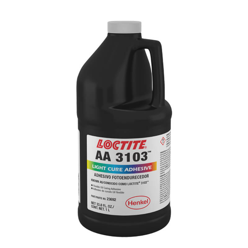 UV胶粘剂 乐泰LOCTITE AA 3103 光固化胶水 适应力敏感塑料