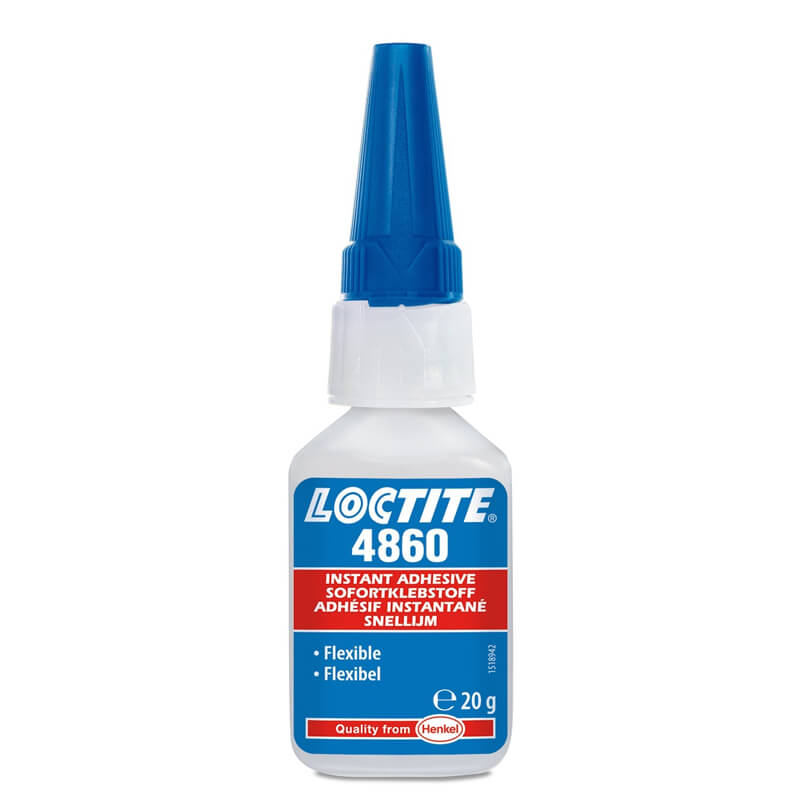 高强度柔性瞬干胶 乐泰LOCTITE 4860 高粘度可弯曲