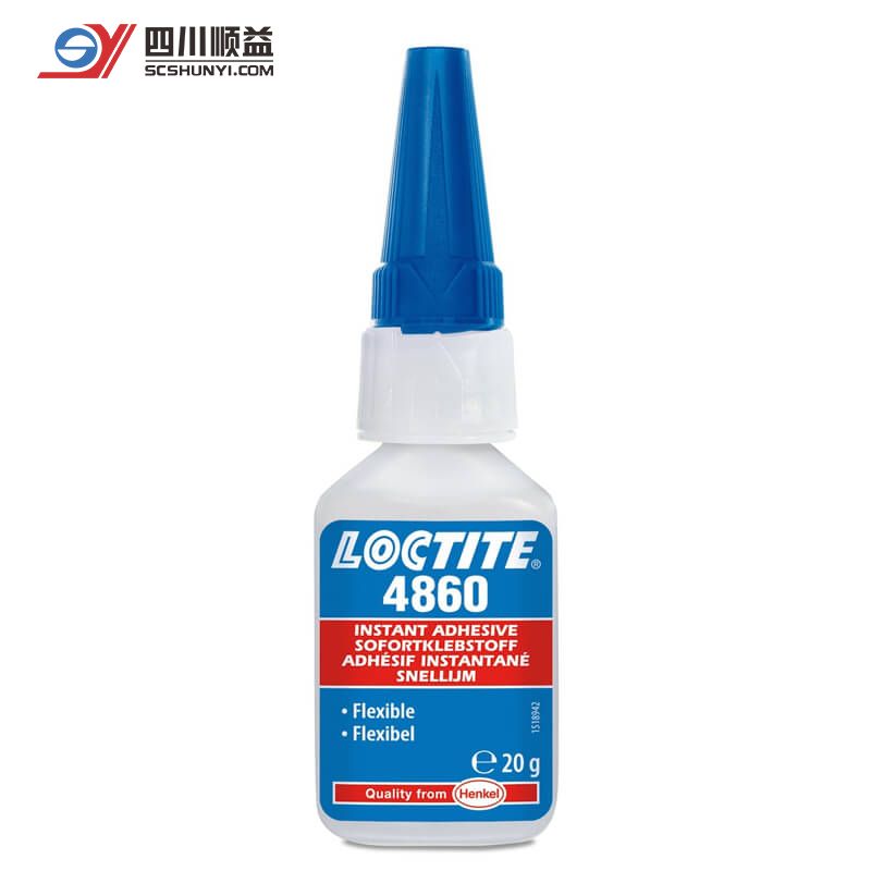 高强度柔性瞬干胶 乐泰LOCTITE 4860 高粘度可弯曲
