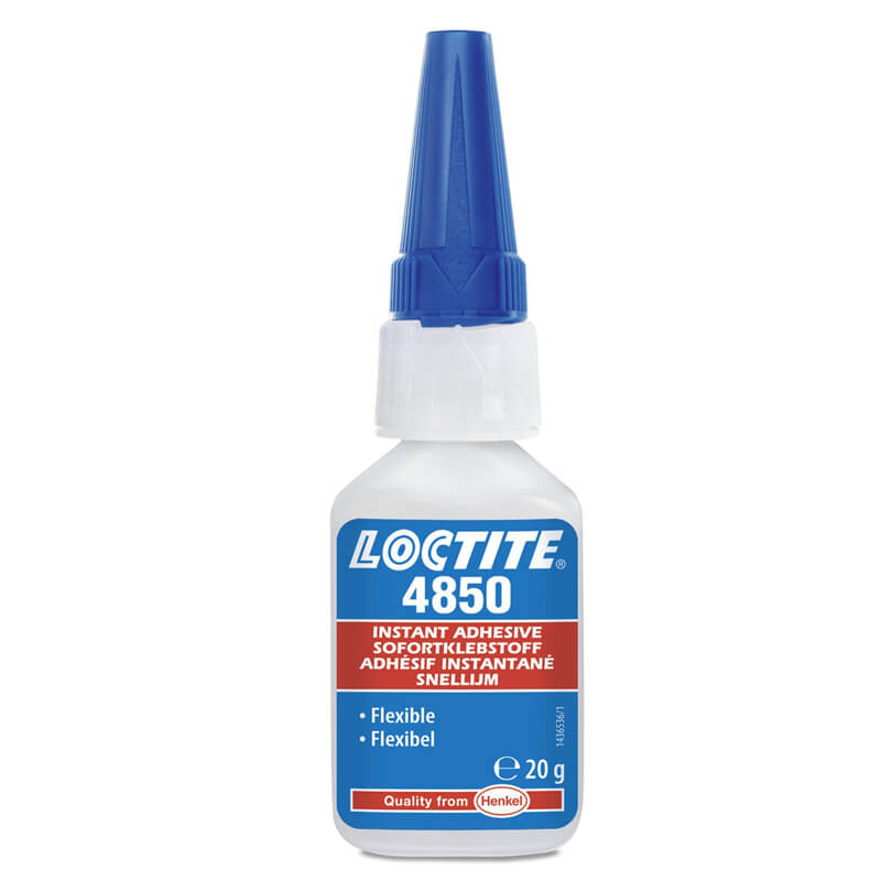 LOCTITE 4850 汉高乐泰柔性低粘度瞬干胶 柔软可弯曲无色透明